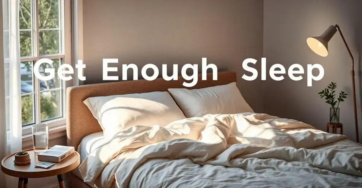 Get Enough Sleep