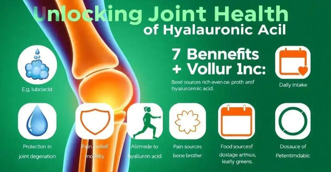 Unlocking Joint Health: 7 Benefits of Hyaluronic Acid