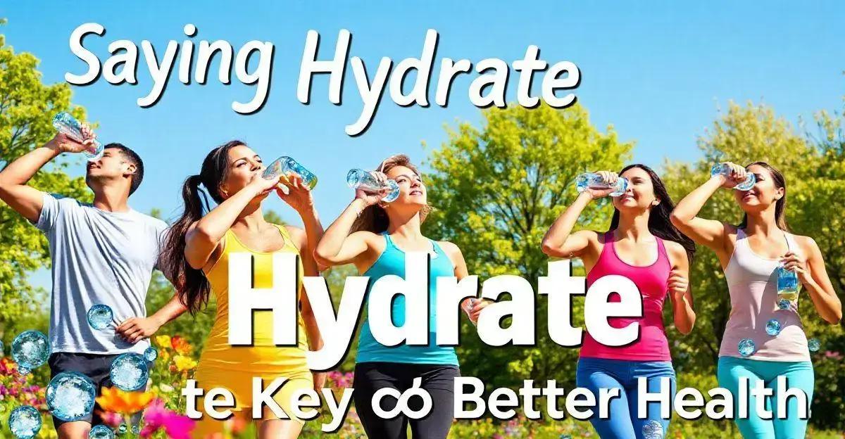 Staying Hydrated: The Key to Better Health