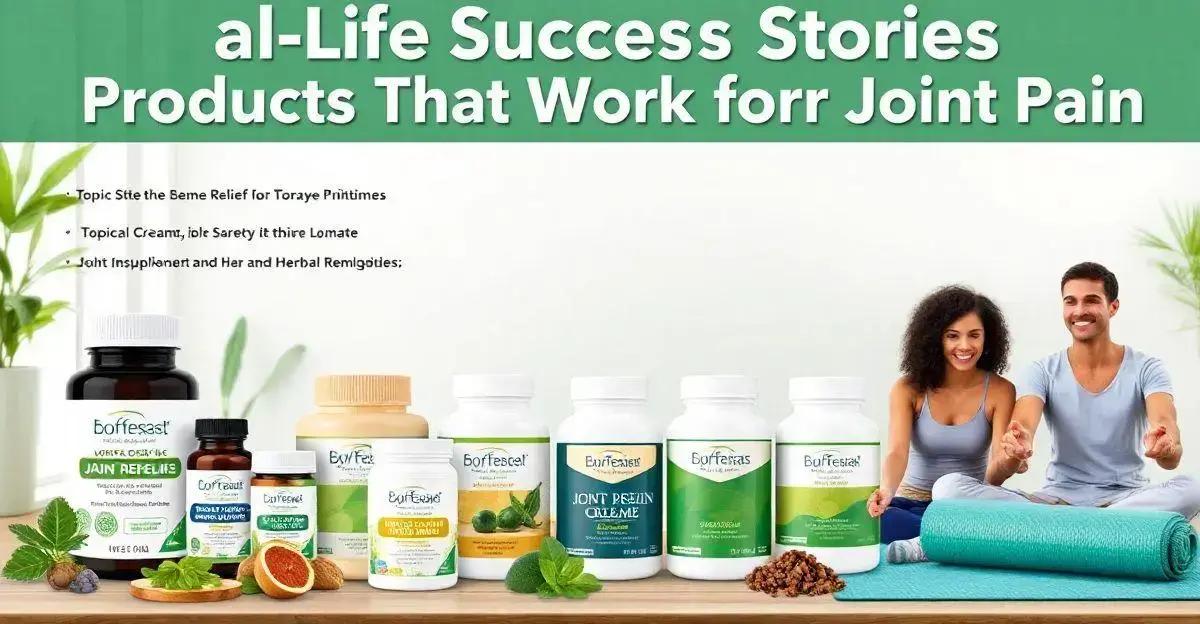 Real-Life Success Stories: Products That Work for Joint Pain